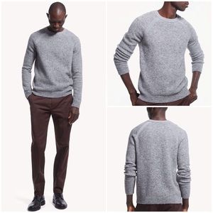 Theory Mowell Avios Alpaca Blend Gray Sweater